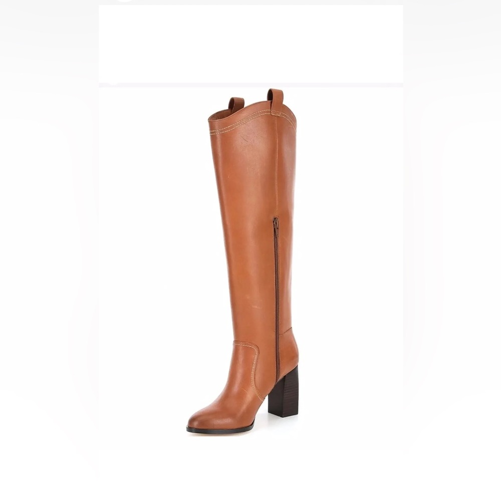 New in Box Deltan Brianne Tall Boot Color: Luggage, Size 7